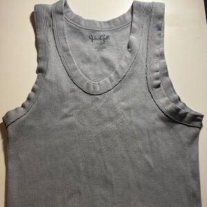 Brandy Melville, Baby Blue Ribbed Halter Top